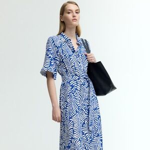 NWOT Tie Belt Shirt Dress